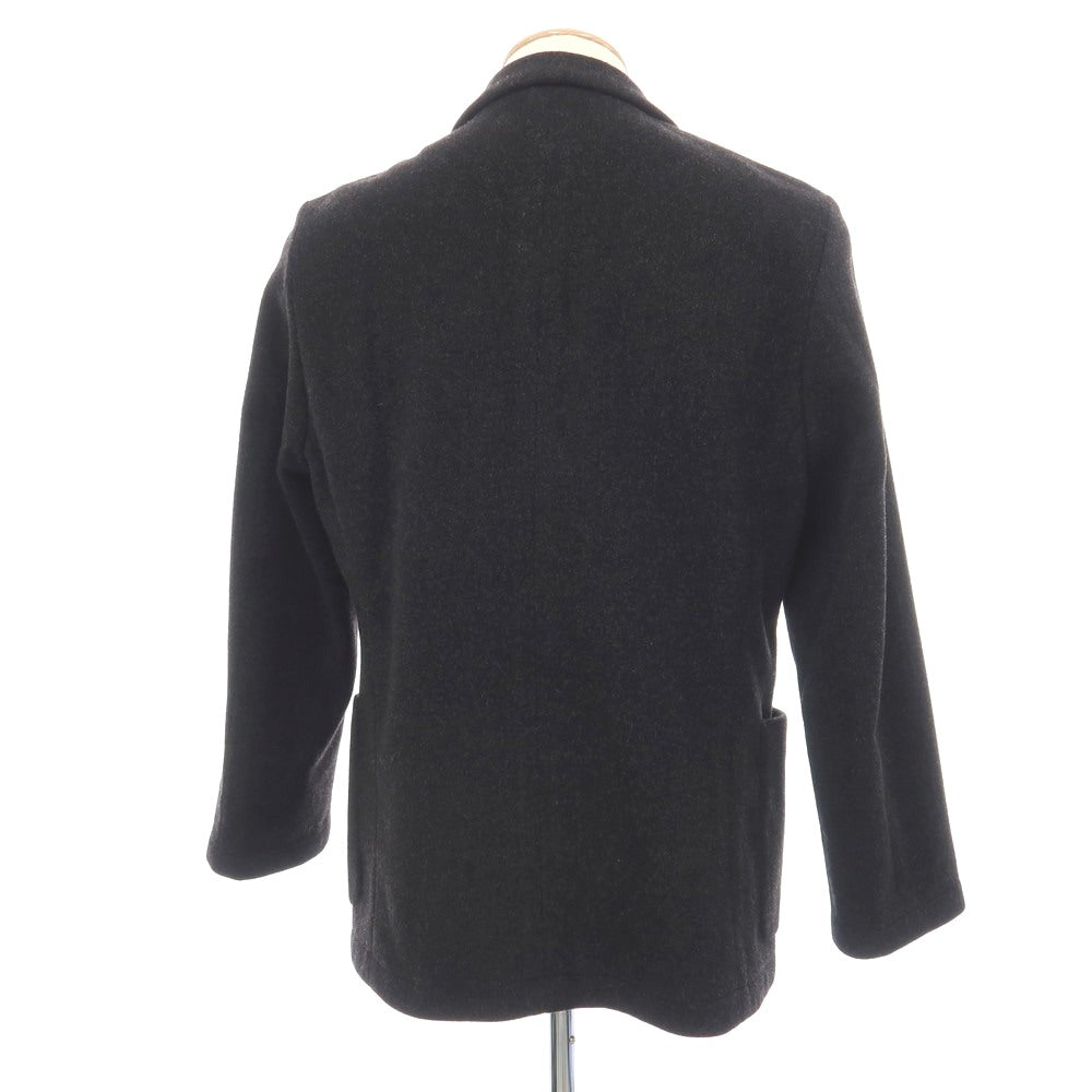 【中古】バーニーズニューヨーク BARNEYS NEWYORK ウール 3つボタン カジュアルジャケット ブラック【サイズ44】【 状態ランクC 】【 メンズ 】