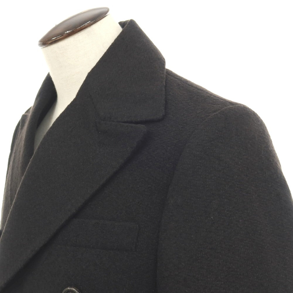 【新品】ガウディ GAUDI ポリエステル ダブルブレストコート ブラック【サイズ50】【 状態ランクN 】【 メンズ 】