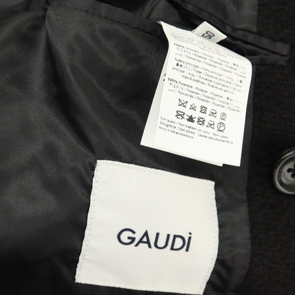 【新品】ガウディ GAUDI ポリエステル ダブルブレストコート ブラック【サイズ50】【 状態ランクN 】【 メンズ 】