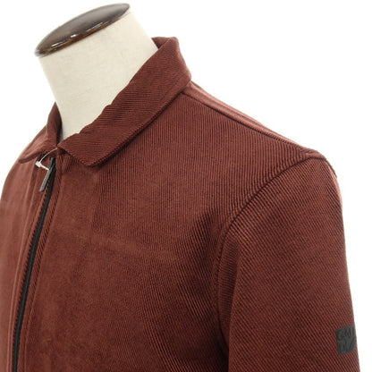 【新品】ガウディ GAUDI ポリエステルポリウレタン ダブルジップブルゾン マルーン【サイズL】【 状態ランクN 】【 メンズ 】