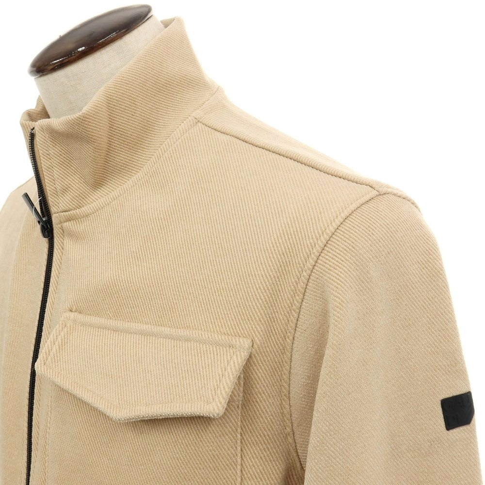 【新品】ガウディ GAUDI ポリエステルポリウレタン スイングトップ ベージュ【サイズL】【 状態ランクN 】【 メンズ 】