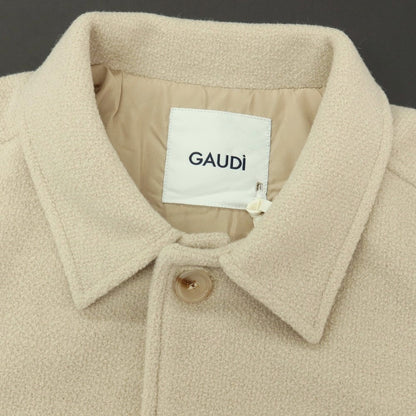 【新品】ガウディ GAUDI ポリエステルアクリルウール 中綿入り ブルゾン ベージュ【サイズ50】【 状態ランクN 】【 メンズ 】