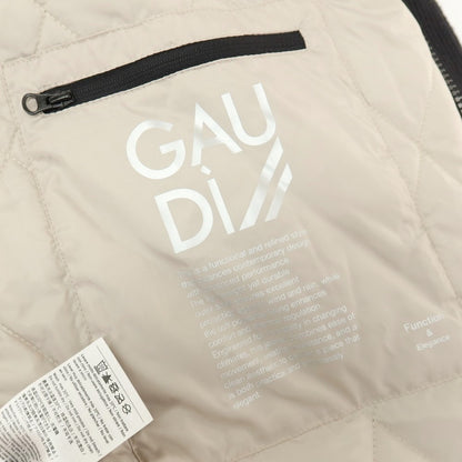 【新品】ガウディ GAUDI ポリエステル ニット フーデッド 中綿ブルゾン ブラック【サイズL】【 状態ランクN 】【 メンズ 】