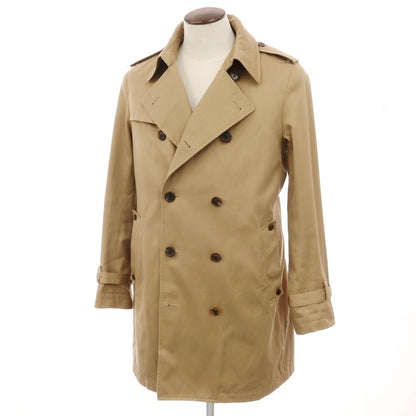 【中古】ユナイテッドアローズ UNITED ARROWS コットン トレンチコート ダークベージュ【サイズL】【 状態ランクB 】【 メンズ 】