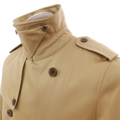 【中古】ユナイテッドアローズ UNITED ARROWS コットン トレンチコート ダークベージュ【サイズL】【 状態ランクB 】【 メンズ 】