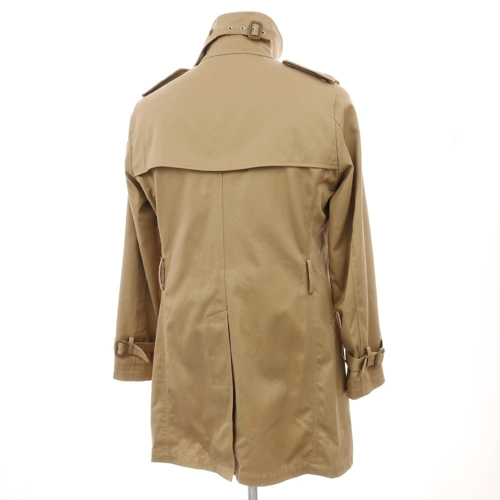 【中古】ユナイテッドアローズ UNITED ARROWS コットン トレンチコート ダークベージュ【サイズL】【 状態ランクB 】【 メンズ 】