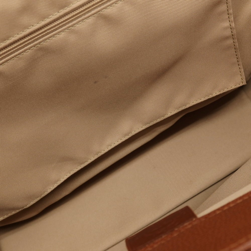 【中古】ロンシャン Longchamp レザー ボストンバッグ ブラウン【 状態ランクB 】【 メンズ 】