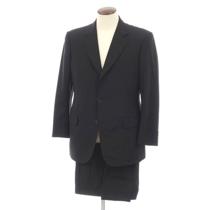 【中古】ブルックスブラザーズ Brooks Brothers ウール 3つボタンスーツ ブラック【サイズ40REG/34W】【 状態ランクC 】【 メンズ 】