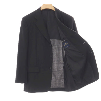 【中古】ブルックスブラザーズ Brooks Brothers ウール 3つボタンスーツ ブラック【サイズ40REG/34W】【 状態ランクC 】【 メンズ 】