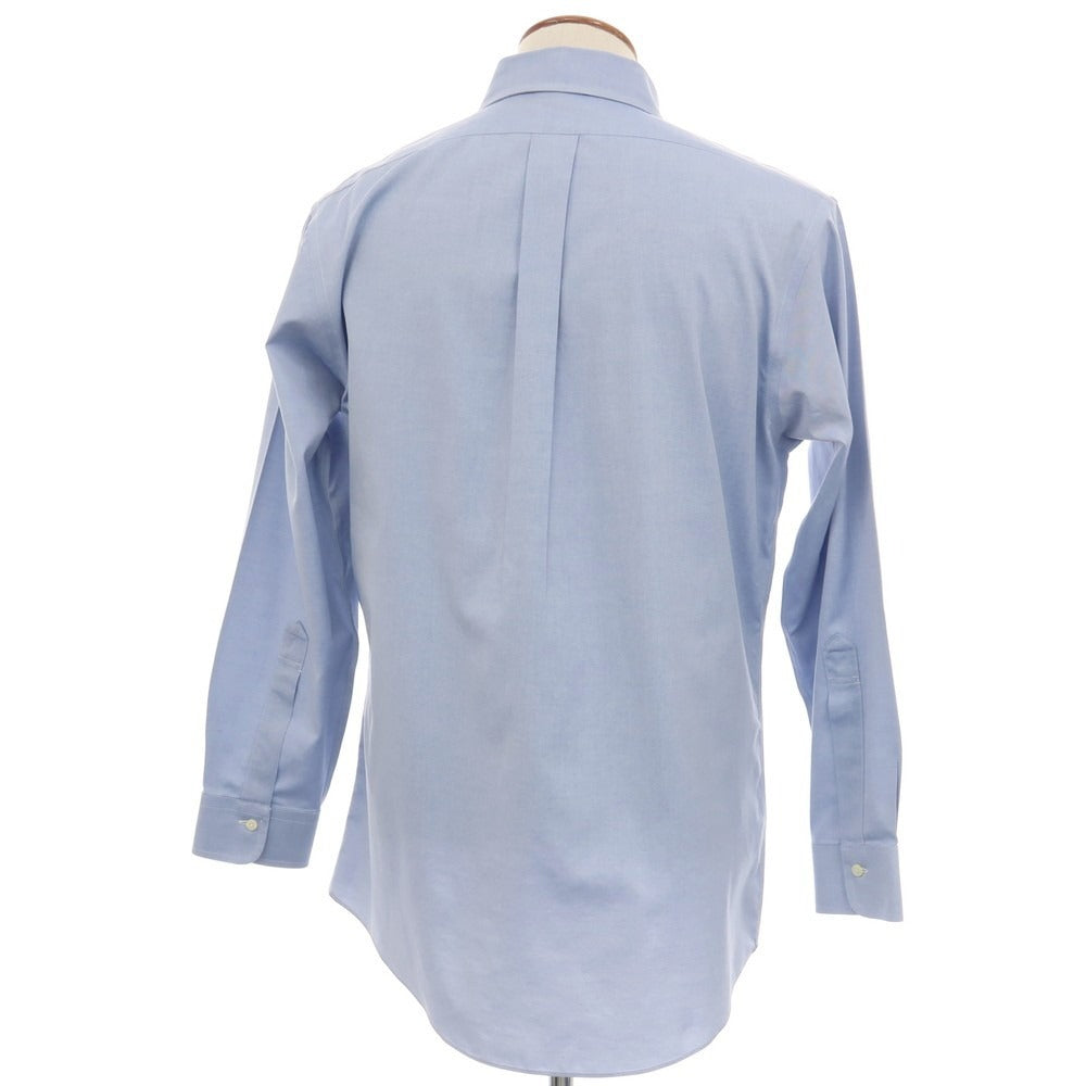 【中古】ブルックスブラザーズ Brooks Brothers コットン ボタンダウン ドレスシャツ ブルー【サイズ15.5】【 状態ランクC 】【 メンズ 】