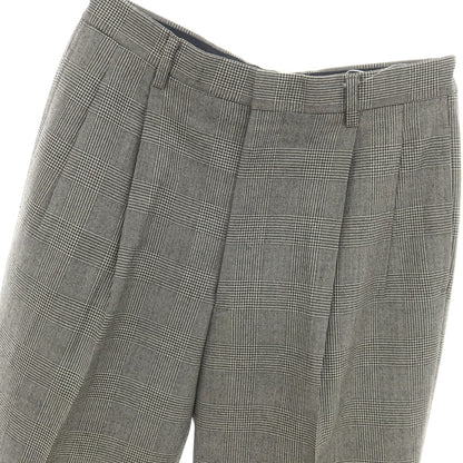 【中古】ブルックスブラザーズ Brooks Brothers ウール グレンチェック ドレススラックスパンツ ブラックxホワイト系【サイズ32】【 状態ランクC 】【 メンズ 】