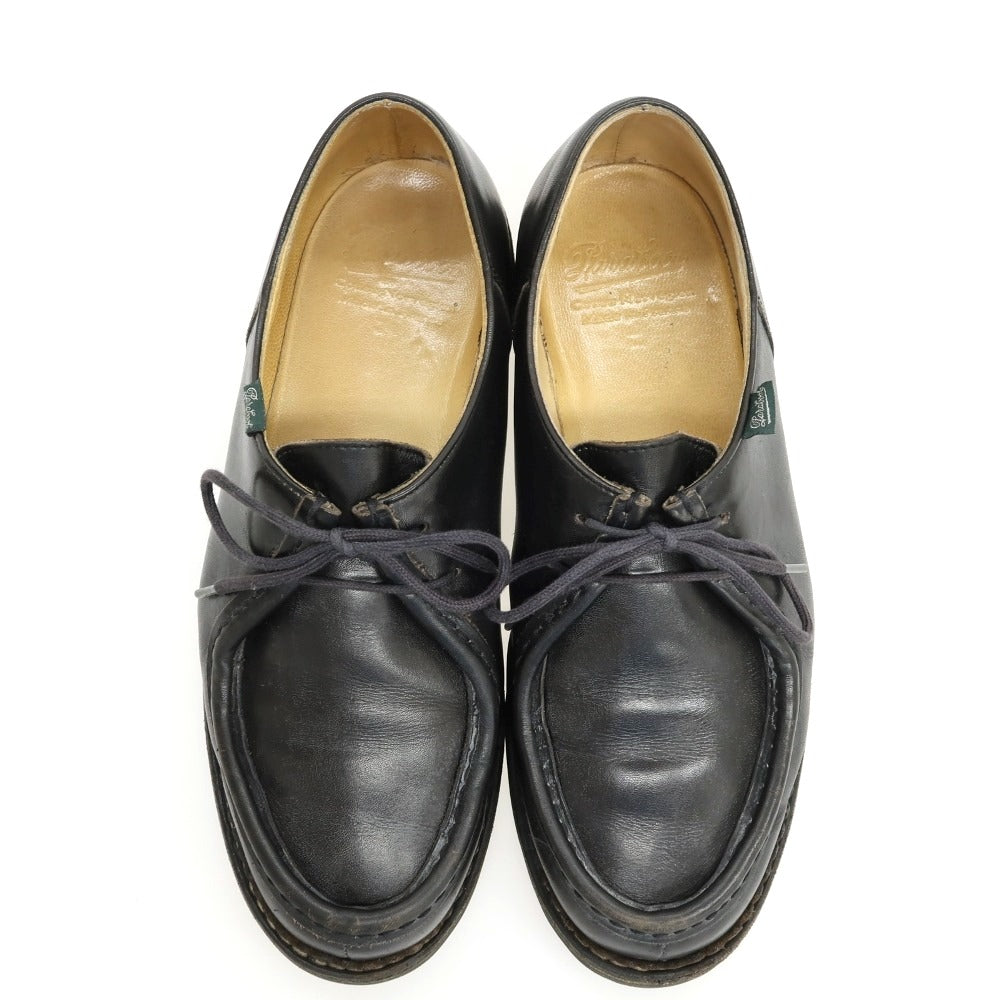 【中古】パラブーツ Paraboot MICHAEL レザー ドレスシューズ ブラック【サイズ42】【 状態ランクC 】【 メンズ 】
