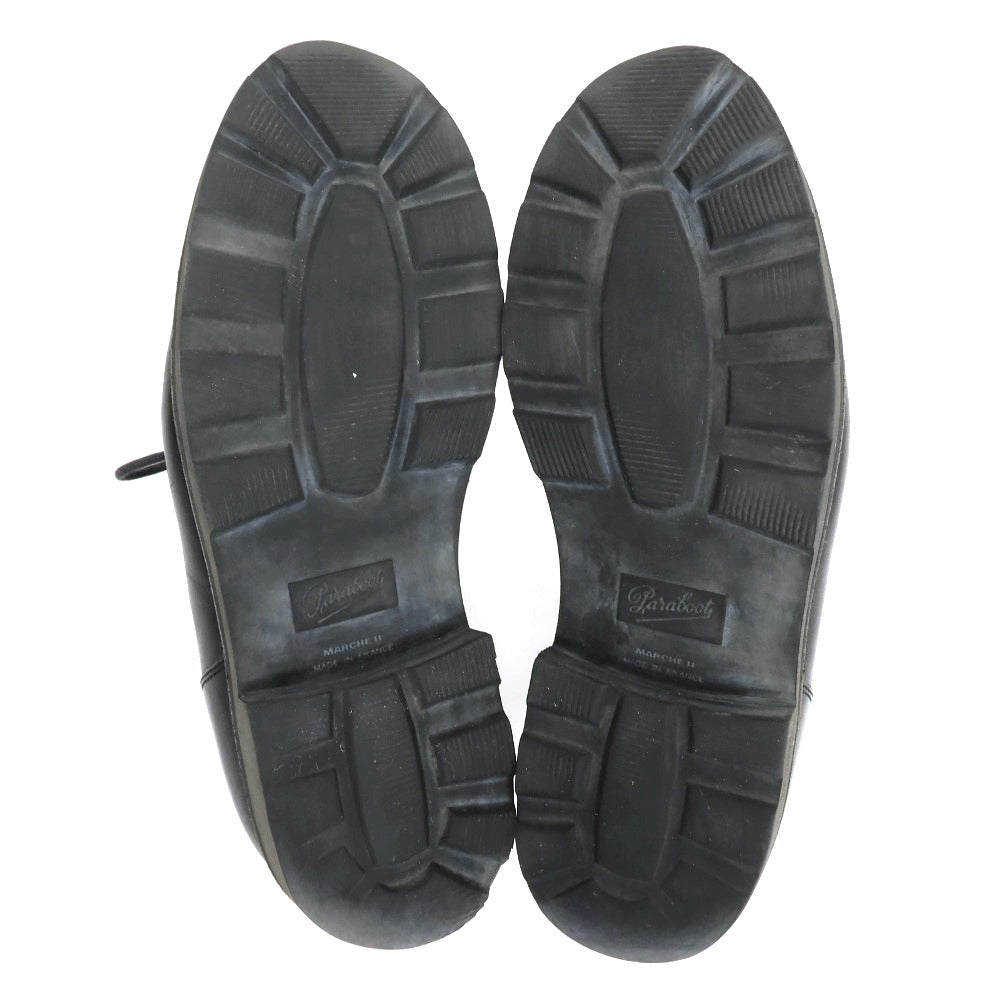 【中古】パラブーツ Paraboot MICHAEL レザー ドレスシューズ ブラック【サイズ42】【 状態ランクC 】【 メンズ 】