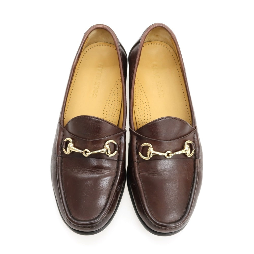 【中古】コールハーン COLE HAAN レザー ビットローファー ブラウン【サイズ6.5】【 状態ランクB 】【 メンズ 】