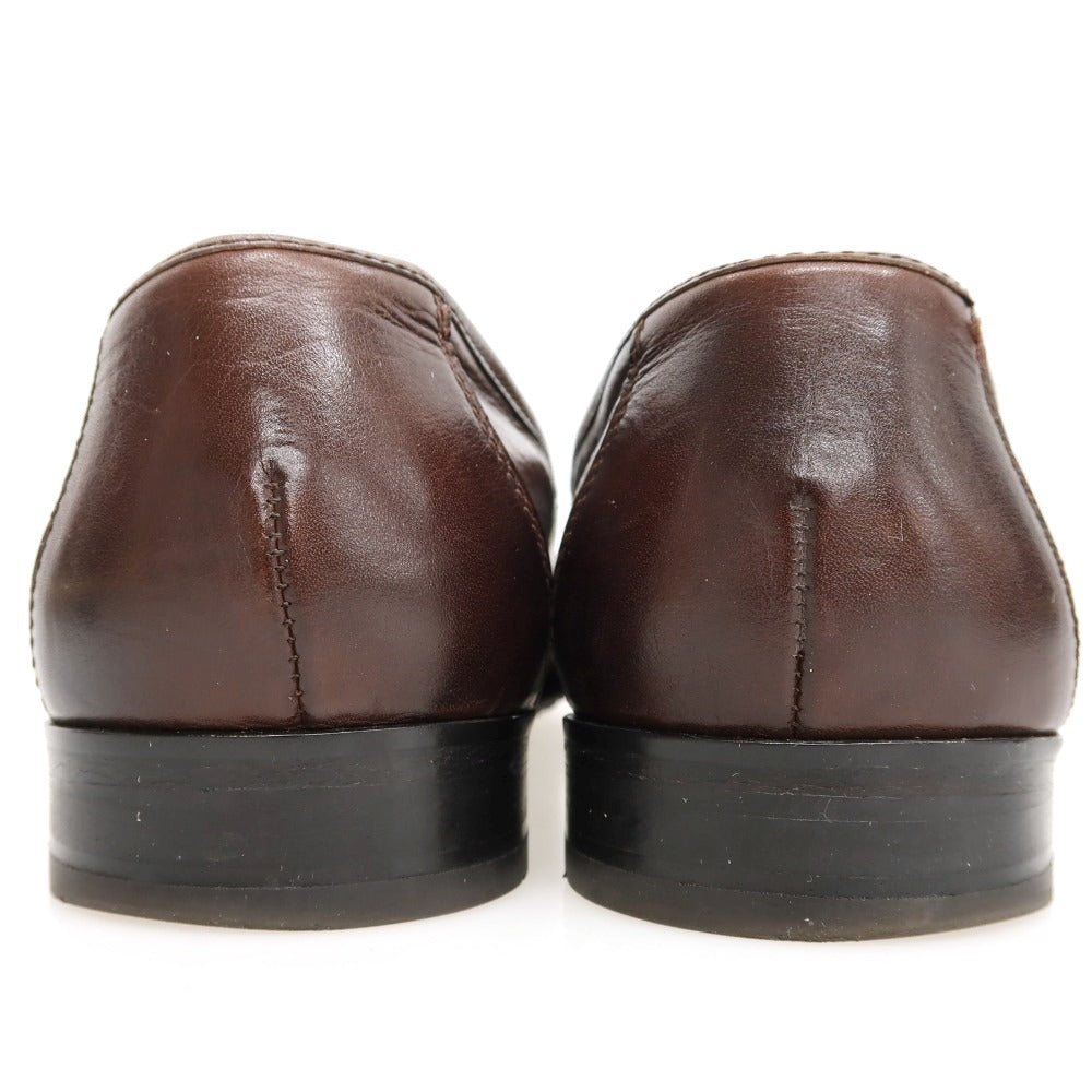 【中古】コールハーン COLE HAAN レザー ビットローファー ブラウン【サイズ6.5】【 状態ランクB 】【 メンズ 】