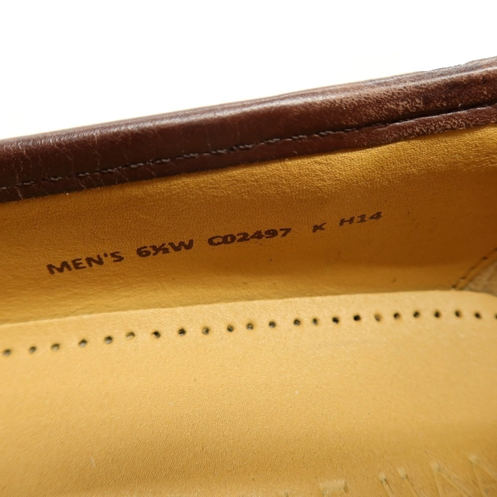【中古】コールハーン COLE HAAN レザー ビットローファー ブラウン【サイズ6.5】【 状態ランクB 】【 メンズ 】
