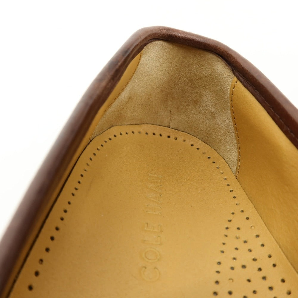 【中古】コールハーン COLE HAAN レザー ビットローファー ブラウン【サイズ6.5】【 状態ランクB 】【 メンズ 】