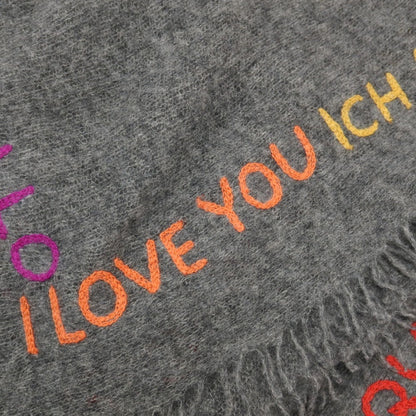 【新品】ファリエロサルティ Faliero Sarti カシミヤ ストール ダークグレー【 状態ランクN 】【 メンズ 】