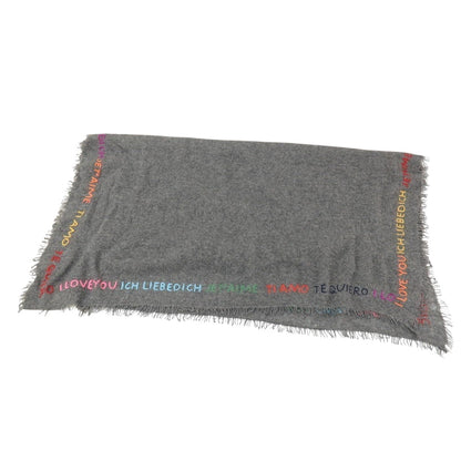 【新品】ファリエロサルティ Faliero Sarti カシミヤ ストール ダークグレー【 状態ランクN 】【 メンズ 】