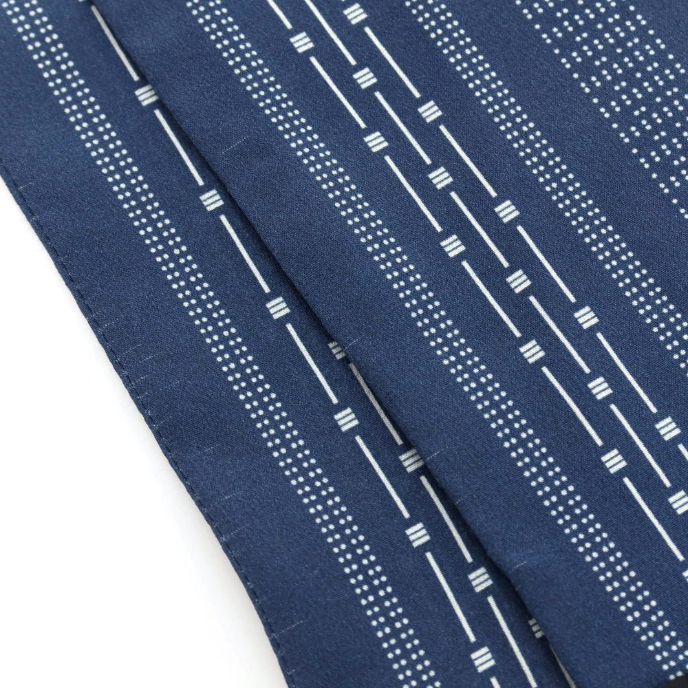 【新品アウトレット】アットヴァンヌッチ Atto Vannucci シルク プリント ストール ブルーネイビー【 状態ランクN- 】【 メンズ 】