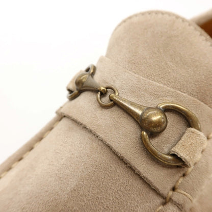 【新品】イルモカシーノ IL MOCASSINO スエード ビットローファー ダークベージュ【サイズ40】【 状態ランクN 】【 メンズ 】