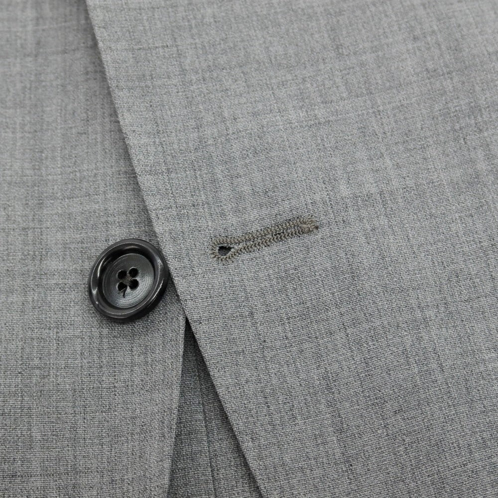 【新品】ラルディーニ LARDINI ストレッチ ポリエステルウール 3つボタンスーツ セットアップ グレー【サイズ46 7REG】【 状態ランクN 】【 メンズ 】