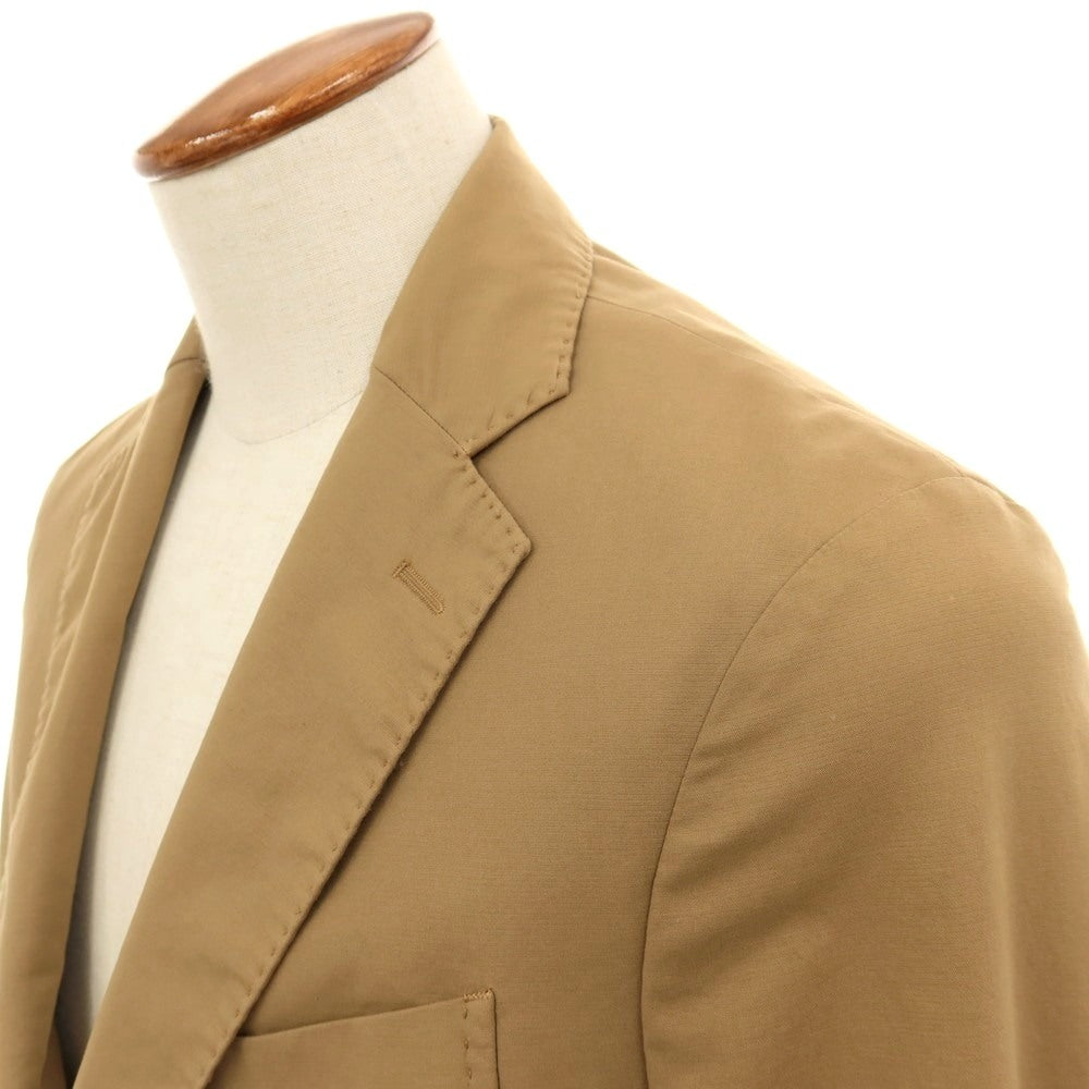 【新品】ドルモア DRUMOHR ストレッチ コットン 3B テーラードジャケット ダークベージュ【サイズ46】【 状態ランクN 】【 メンズ 】