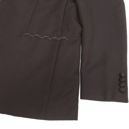 【中古】【未使用】ブリオーニ Brioni ウールモヘヤ タキシード フォーマルスーツ ダークブラウン【サイズ54 R】【 状態ランクS 】【 メンズ 】