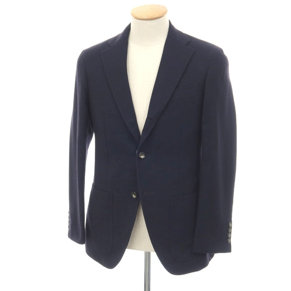 【中古】アザブテーラー azabu tailor ウール 3つボタン テーラードジャケット ネイビー【サイズ40】【 状態ランクC 】【 メンズ 】
