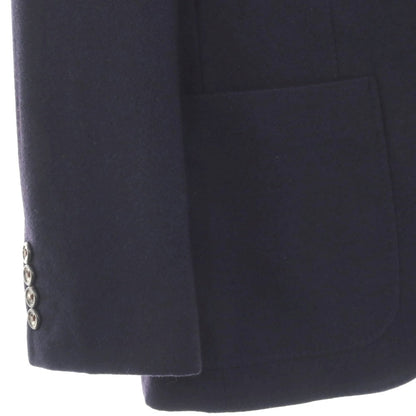 【中古】アザブテーラー azabu tailor ウール 3つボタン テーラードジャケット ネイビー【サイズ40】【 状態ランクC 】【 メンズ 】