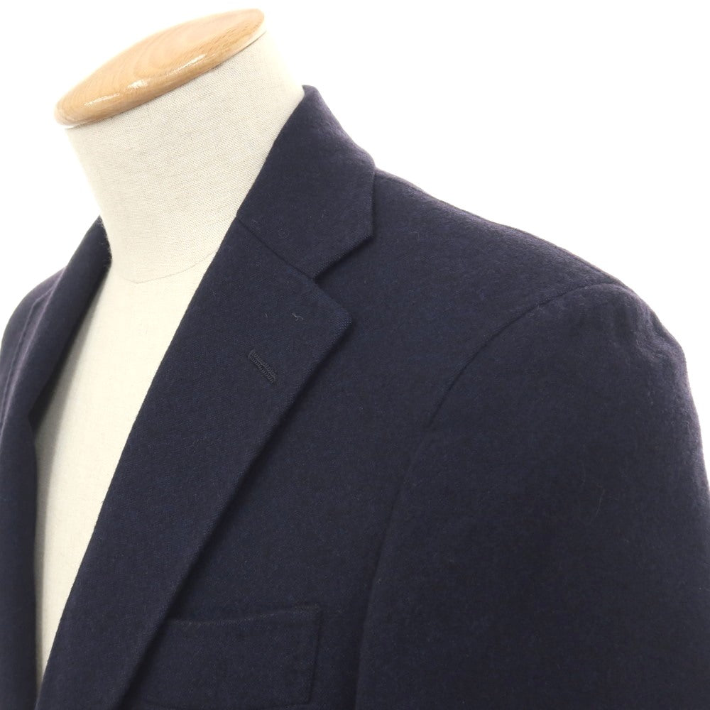 【中古】アザブテーラー azabu tailor ウール 3つボタン テーラードジャケット ネイビー【サイズ40】【 状態ランクC 】【 メンズ 】