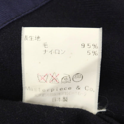【中古】サイ Scye ウールナイロン 3B カジュアルジャケット ネイビー【サイズ36】【 状態ランクC 】【 メンズ 】