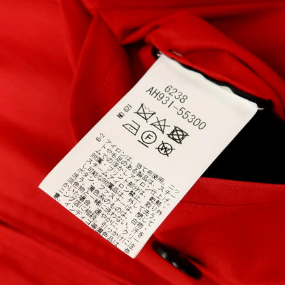 【中古】タケオキクチ TAKEO KIKUCHI Fabric by FOX UMBRELLAS コットン ジップアップ スイングトップ レッド【サイズ42】【 状態ランクC 】【 メンズ 】