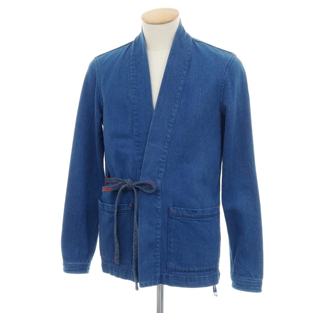 【中古】デンハム DENHAM コットン ジャケット ブルー【サイズXS】【 状態ランクB 】【 メンズ 】