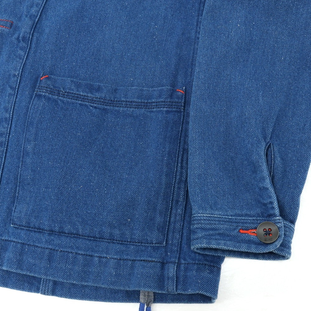 【中古】デンハム DENHAM コットン ジャケット ブルー【サイズXS】【 状態ランクB 】【 メンズ 】