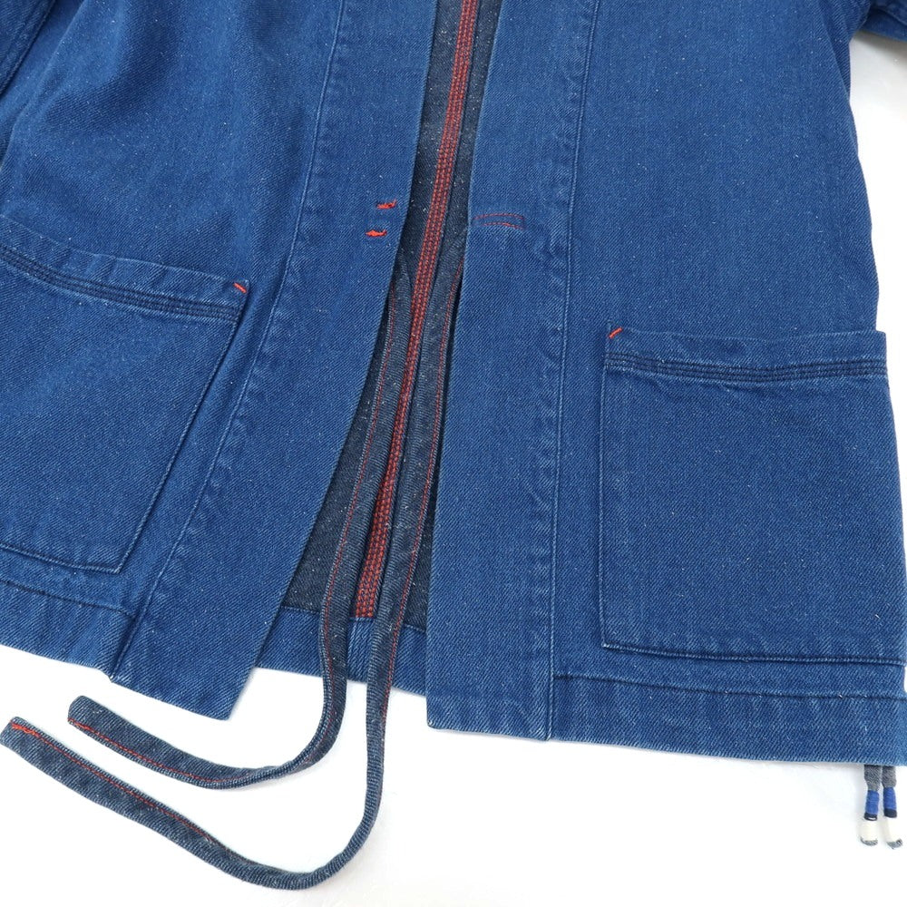 【中古】デンハム DENHAM コットン ジャケット ブルー【サイズXS】【 状態ランクB 】【 メンズ 】