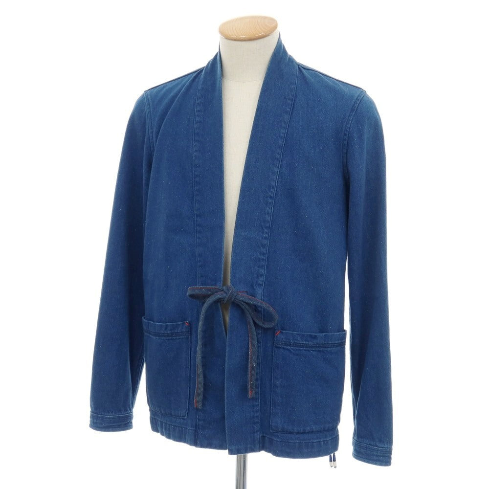 【中古】デンハム DENHAM コットン ジャケット ブルー【サイズXS】【 状態ランクB 】【 メンズ 】