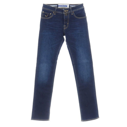 【中古】【未使用】ヤコブコーエン JACOB COHEN NICK ストレッチ コットンカシミヤ デニムパンツ ジーンズ ネイビー【サイズ28】【 状態ランクS 】【 メンズ 】