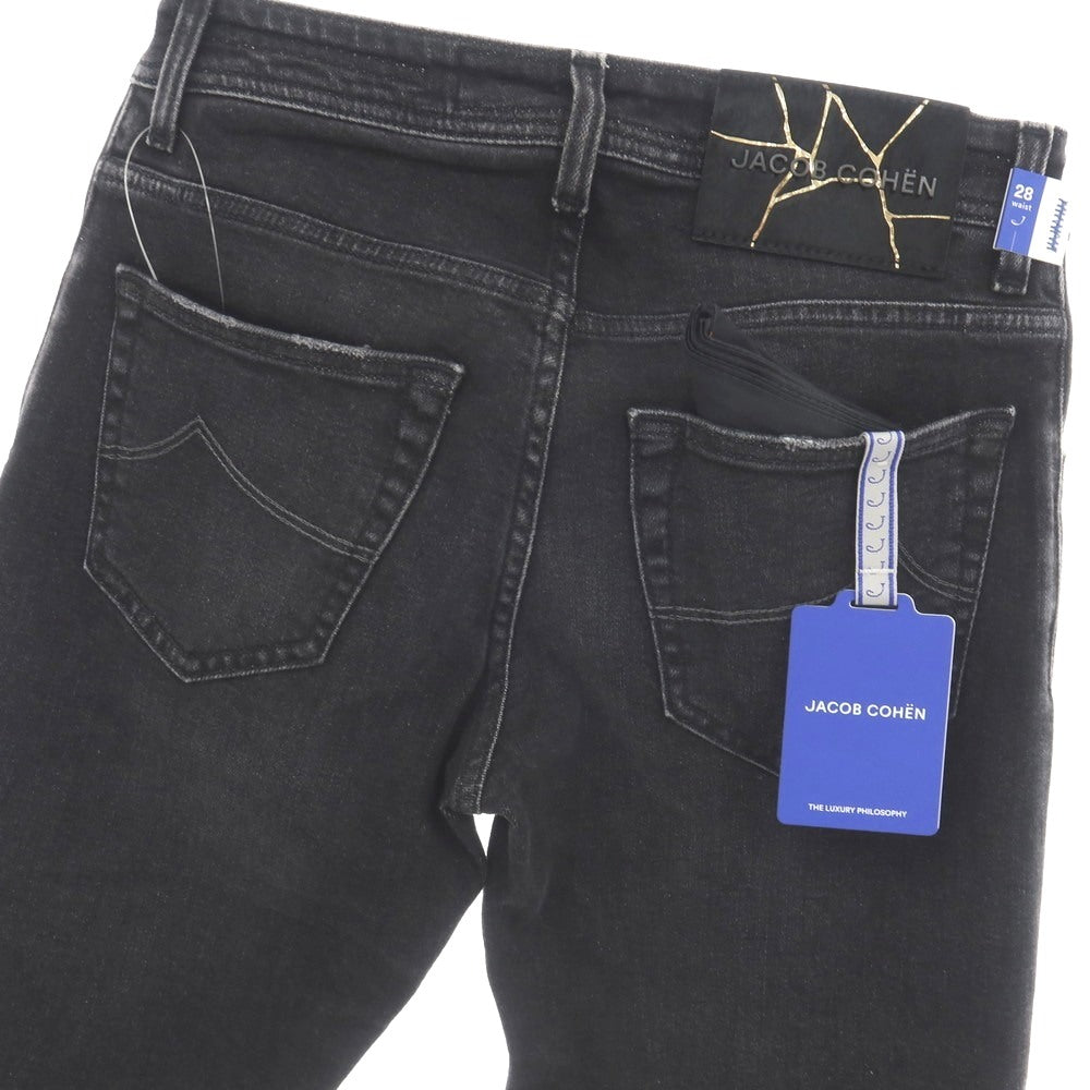 【中古】【未使用】ヤコブコーエン JACOB COHEN NICK ストレッチ コットン デニムパンツ ジーンズ ブラック【サイズ28】【 状態ランクS 】【 メンズ 】