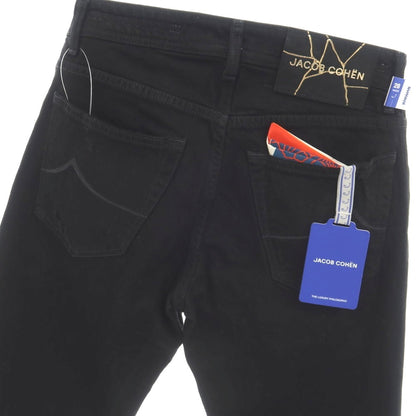 【中古】【未使用】ヤコブコーエン JACOB COHEN NICK ダメージ加工 ストレッチ コットン デニムパンツ ブラック【サイズ28】【 状態ランクS 】【 メンズ 】