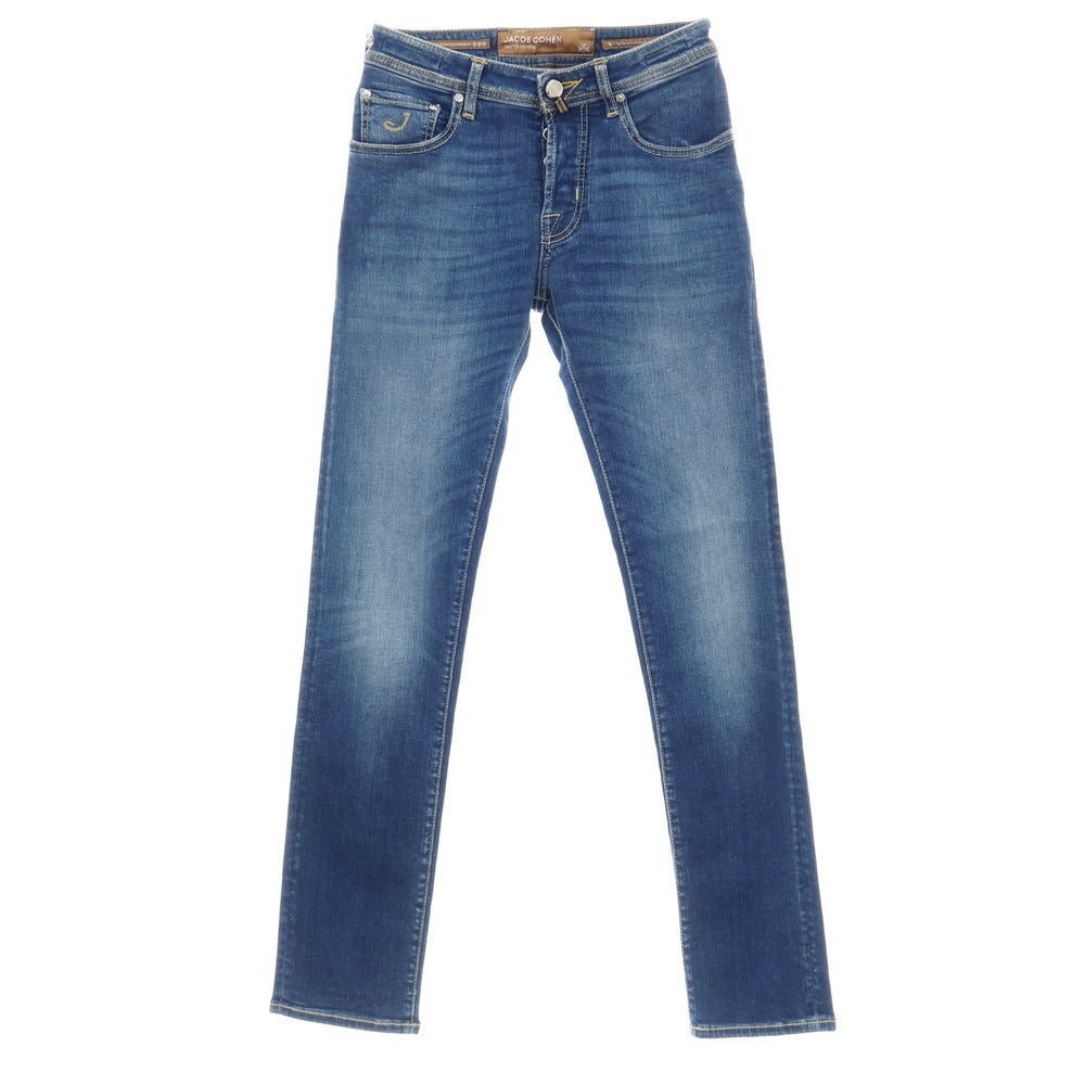 【中古】【未使用】ヤコブコーエン JACOB COHEN NICK LTD ストレッチ コットンエラストマルチエステル デニムパンツ ジーンズ ブルー【サイズ28】【 状態ランクS 】【 メンズ 】