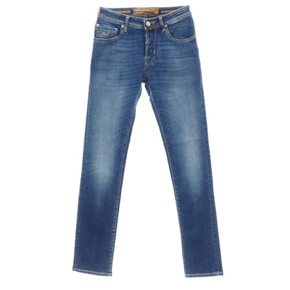 【中古】【未使用】ヤコブコーエン JACOB COHEN NICK LTD ストレッチ コットンエラストマルチエステル デニムパンツ ジーンズ ブルー【サイズ28】【 状態ランクS 】【 メンズ 】