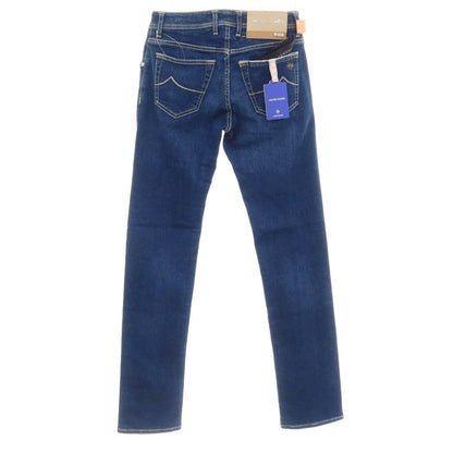 【中古】【未使用】ヤコブコーエン JACOB COHEN NICK LTD ストレッチ コットンエラストマルチエステル デニムパンツ ジーンズ ネイビー【サイズ28】【 状態ランクS 】【 メンズ 】