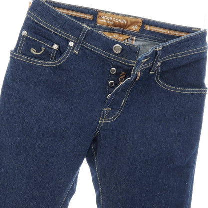 【中古】【未使用】ヤコブコーエン JACOB COHEN NICK LTD ストレッチ コットンエラストマルチエステル デニムパンツ ジーンズ ネイビー【サイズ28】【 状態ランクS 】【 メンズ 】