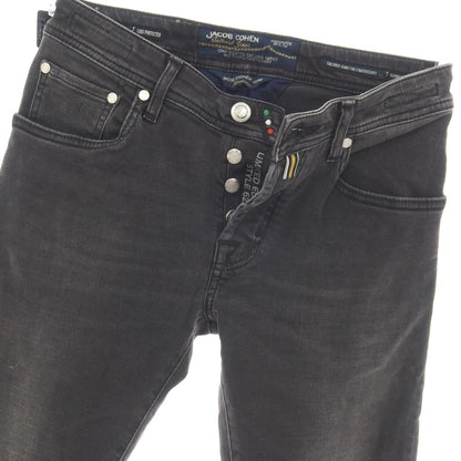 【中古】【未使用】ヤコブコーエン JACOB COHEN J622 LIMITED EDITION ストレッチ コットンポリエステル デニムパンツ グレーブラック【サイズ28】【 状態ランクS 】【 メンズ 】