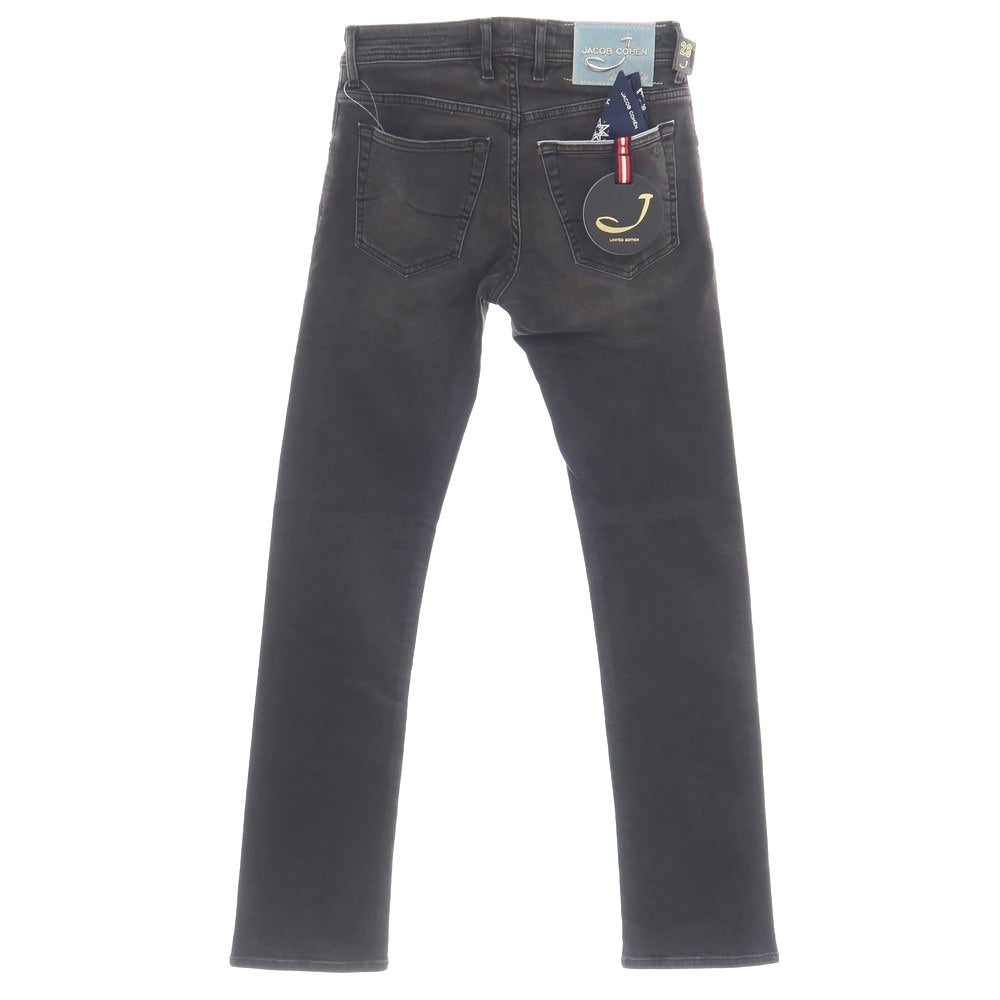【中古】【未使用】ヤコブコーエン JACOB COHEN J622 LIMITED EDITION ストレッチ コットンポリエステル デニムパンツ グレーブラック【サイズ28】【 状態ランクS 】【 メンズ 】