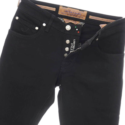 【中古】【未使用】ヤコブコーエン JACOB COHEN J622 LIMITED EDITION ストレッチ コットン デニムパンツ ブラック【サイズ28】【 状態ランクS 】【 メンズ 】