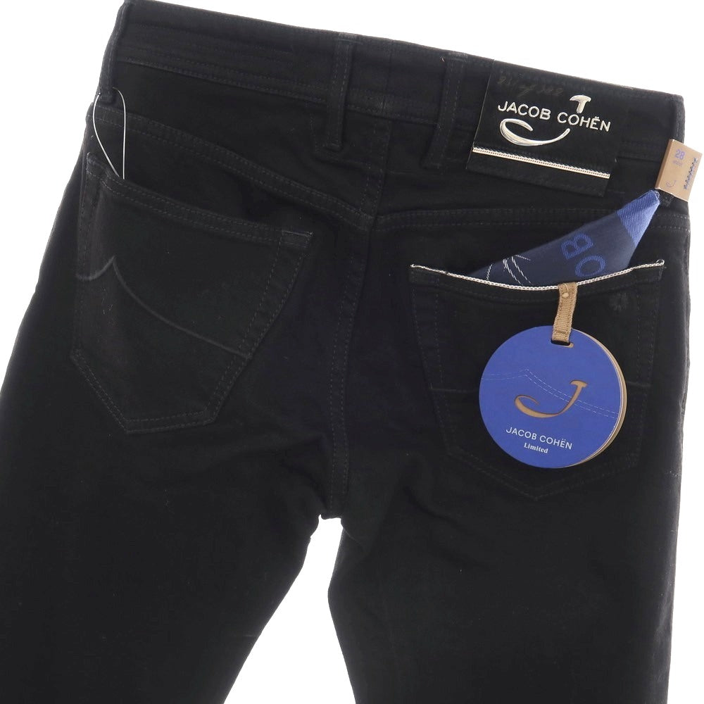 【中古】【未使用】ヤコブコーエン JACOB COHEN J622 LIMITED EDITION ストレッチ コットン デニムパンツ ブラック【サイズ28】【 状態ランクS 】【 メンズ 】