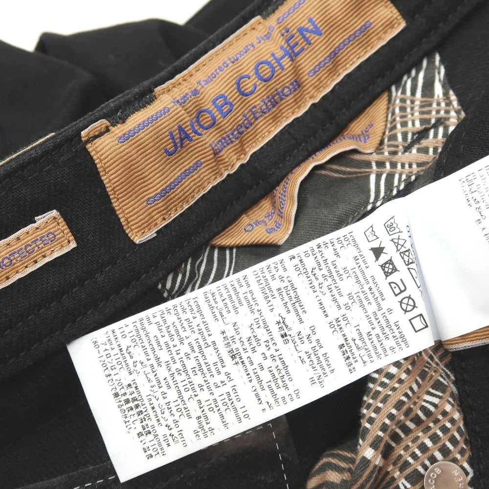 【中古】【未使用】ヤコブコーエン JACOB COHEN J622 LIMITED EDITION ストレッチ コットン デニムパンツ ブラック【サイズ28】【 状態ランクS 】【 メンズ 】