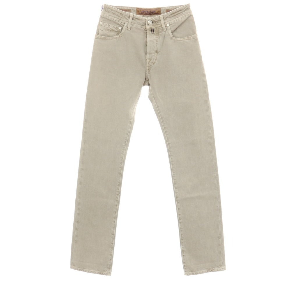 【中古】【未使用】ヤコブコーエン JACOB COHEN J688 LIMITED EDITION コットンポリウレタン デニムパンツ グレーベージュ【サイズ28】【 状態ランクS 】【 メンズ 】